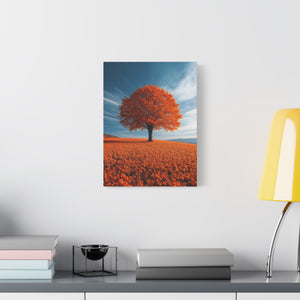 Vibrant Autumn Canvas Print - Colorful Home Décor, Fall Wall Art, Rustic Décor