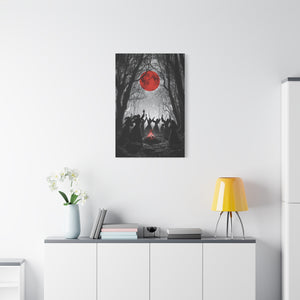 Mystical Forest Canvas Art, Wall Decor, Witchy Home Accent, Boho Decor, Spirit Circle Artwork