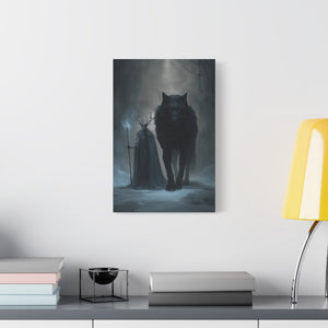 Mystical Fantasy Art Canvas, Wall Decor, Home Decoration, Gift for Fantasy Lovers, Dark Aesthetic Art