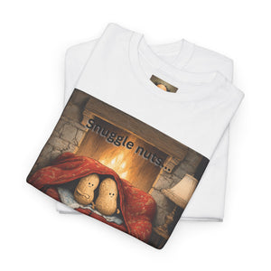 Funny Peanut Snuggling Unisex Tee