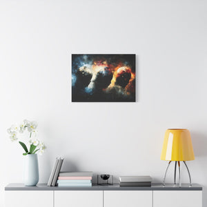 Cosmic Art Canvas, Space Home Decor, Astral Wall Art, Galaxy Prints, Modern Office Decor, Gift for Space Lovers, Unique Artwork