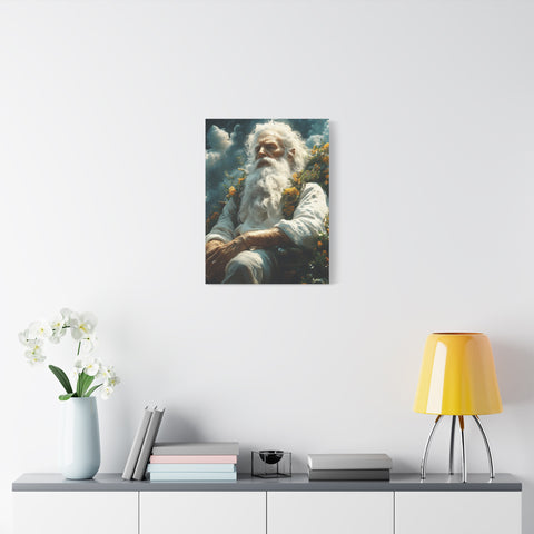Serene Canvas Art Print, Wall Decor, Meditation, Bohemian Home, Peaceful Atmosphere, Spiritual Awakening, Gift Idea