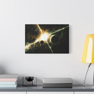 Galaxy Wall Art Canvas, Cosmic Decor, Space Artwork, Home Decoration, Gift for Astronomers, Interstellar Art Prints