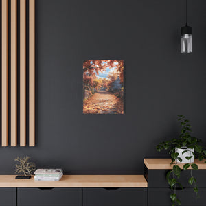 Autumn Landscape Canvas Wall Art Print, Fall Decor, Home Decoration, Nature Artwork, Seasonal Gift, Cozy Vibes, Rustic Wall Decor