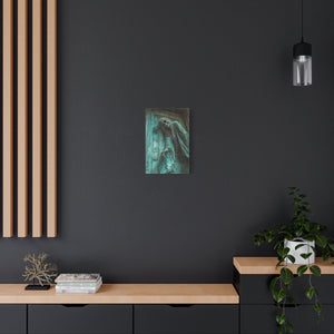 Eerie Ghost Wall Art Canvas, Perfect for Halloween Decor, Creepy Artwork for Home, Macabre Gift Idea, Spooky Room Accent