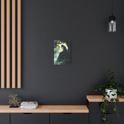 Mystical Forest Canvas Art, Dreamy Home Decor, Bohemian Wall Art, Enchanted Forest Print, Ethereal Nature Artwork, Gift for Nature Lovers