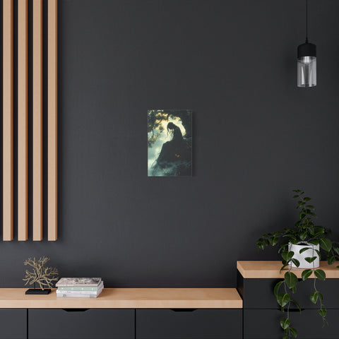 Mystical Forest Canvas Art, Dreamy Home Decor, Bohemian Wall Art, Enchanted Forest Print, Ethereal Nature Artwork, Gift for Nature Lovers
