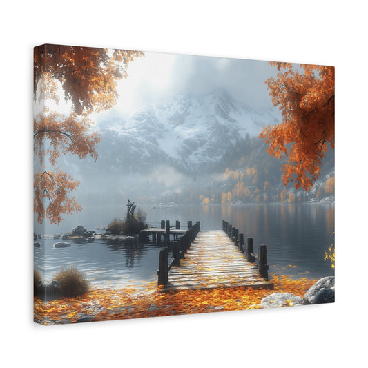 Autumn Landscape Canvas Print, Fall Wall Art, Cozy Home Decor, Nature Photography, Seasonal Decor, Gift for Nature Lovers