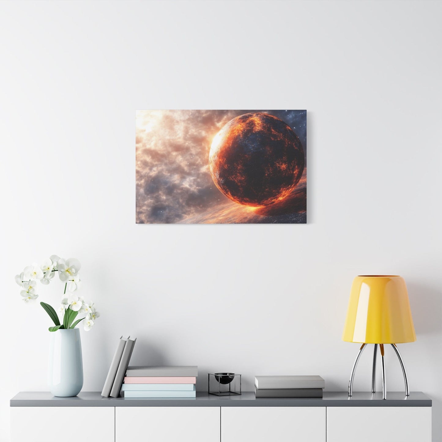 Cosmic Wall Art Print, Galaxy Canvas, Space Decor, Celestial Artwork, Modern Home Decor, Gifts for Astronomy Lovers