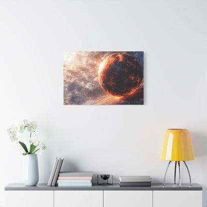 Cosmic Wall Art Print, Galaxy Canvas, Space Decor, Celestial Artwork, Modern Home Decor, Gifts for Astronomy Lovers