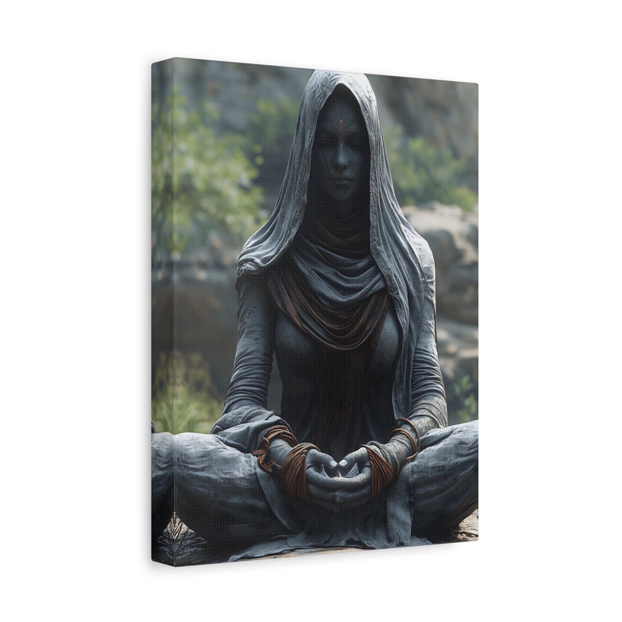 Meditation Wall Art, Zen Decor for Mindfulness, Spiritual Canvas Print, Spiritual Gift, Calm Room Decor, Artwork for Yoga Enthusiasts