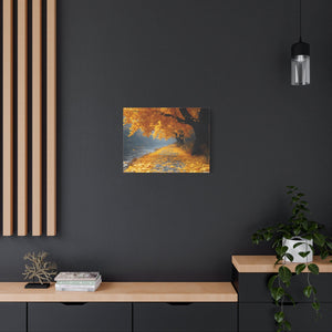 Autumn Serenity Canvas Wall Art, Fall Decor, Nature Photography, Thanksgiving Gift, Home Wall Decoration