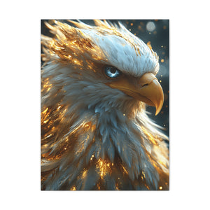 Stunning Eagle Art Canvas Print, Wall Décor, Home Décor, Gift for Bird Lovers, Nature Wall Art