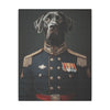 Great Dane Military Wall Art - Patriotic Dog Décor for Army, Air Force, Navy, Marines