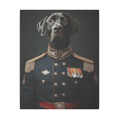 Great Dane Military Wall Art - Patriotic Dog Décor for Army, Air Force, Navy, Marines