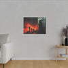 Halloween Décor, Spooky Wall Art, Canvas Art, Scary AI Images, Horror Fan Gift