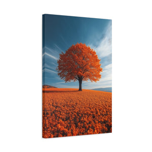 Vibrant Autumn Canvas Print - Colorful Home Décor, Fall Wall Art, Rustic Décor