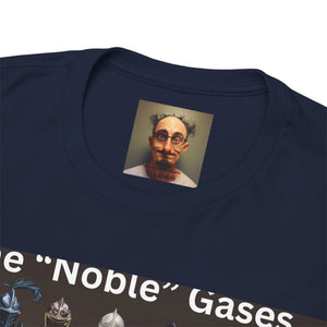 Noble Gases Graphic Tee, Science Shirt, Unisex Cotton T-Shirt, Funny Science Humor, Geeky Gift, Educational Apparel, Casual Wear