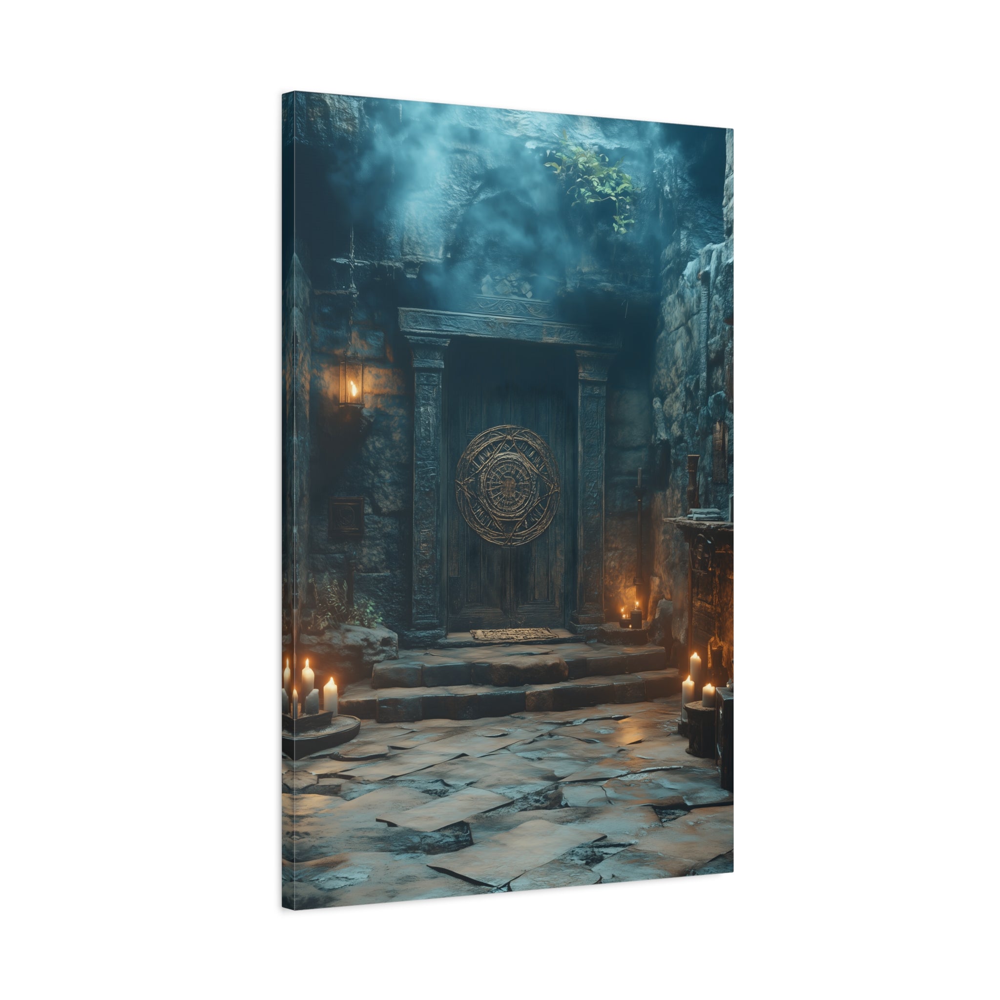 Mystical Doorway Canvas Print, Wall Art, Home Decor, Fantasy Art, Office Decoration, Bohemian Vibes, Gift Idea