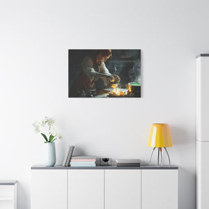 Magical Kitchen Canvas Wall Art, Fantasy Home Decor, Spellbinding Artwork, Witchy Gift, Kitchen Wall Decor, Cozy Vibes