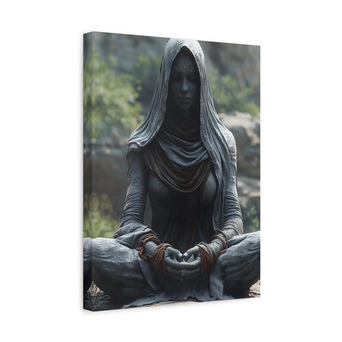 Meditation Wall Art, Zen Decor for Mindfulness, Spiritual Canvas Print, Spiritual Gift, Calm Room Decor, Artwork for Yoga Enthusiasts