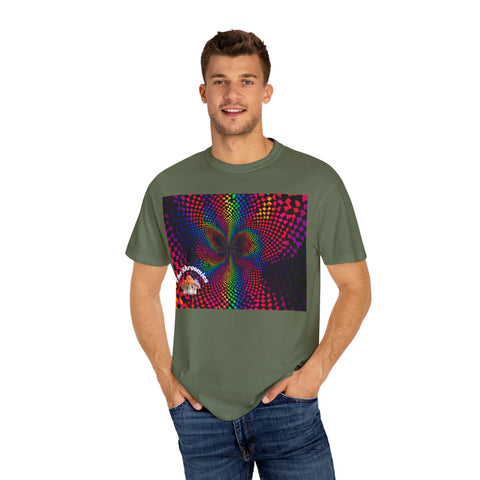 Psychedelic Shroom T-Shirt, Unisex Tie-Dye Tee for Festivals, Bohemian Style Shirt, Trippy Graphic Top, Gift for Mushroom Lovers