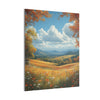 Autumn Décor, Canvas Art, AI Autumn Landscape, Nature Artwork Gift, Modern Wall Hanging, Unique Wall Art