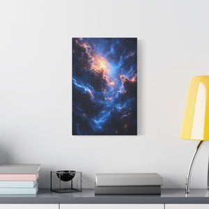 Stretched Canvas Art Print, Cosmic Wall Decor, Space Themed Home Decor, Celestial Art, Gifts for Astronomers, Meditation Room Decoration