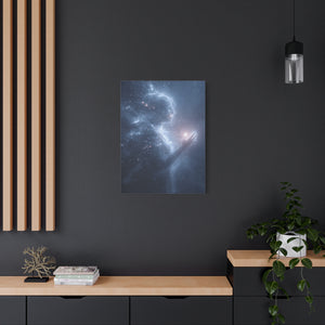 Celestial Canvas Art, Space Wall Decor, Cosmic Home Decor, Inspirational Gift, Science Fiction Wall Art