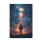 Cosmic Wall Art Canvas Print, Space Decor, Astronaut Artwork, Universe Gift, Galaxy Decoration, Sci-Fi Home Gallery