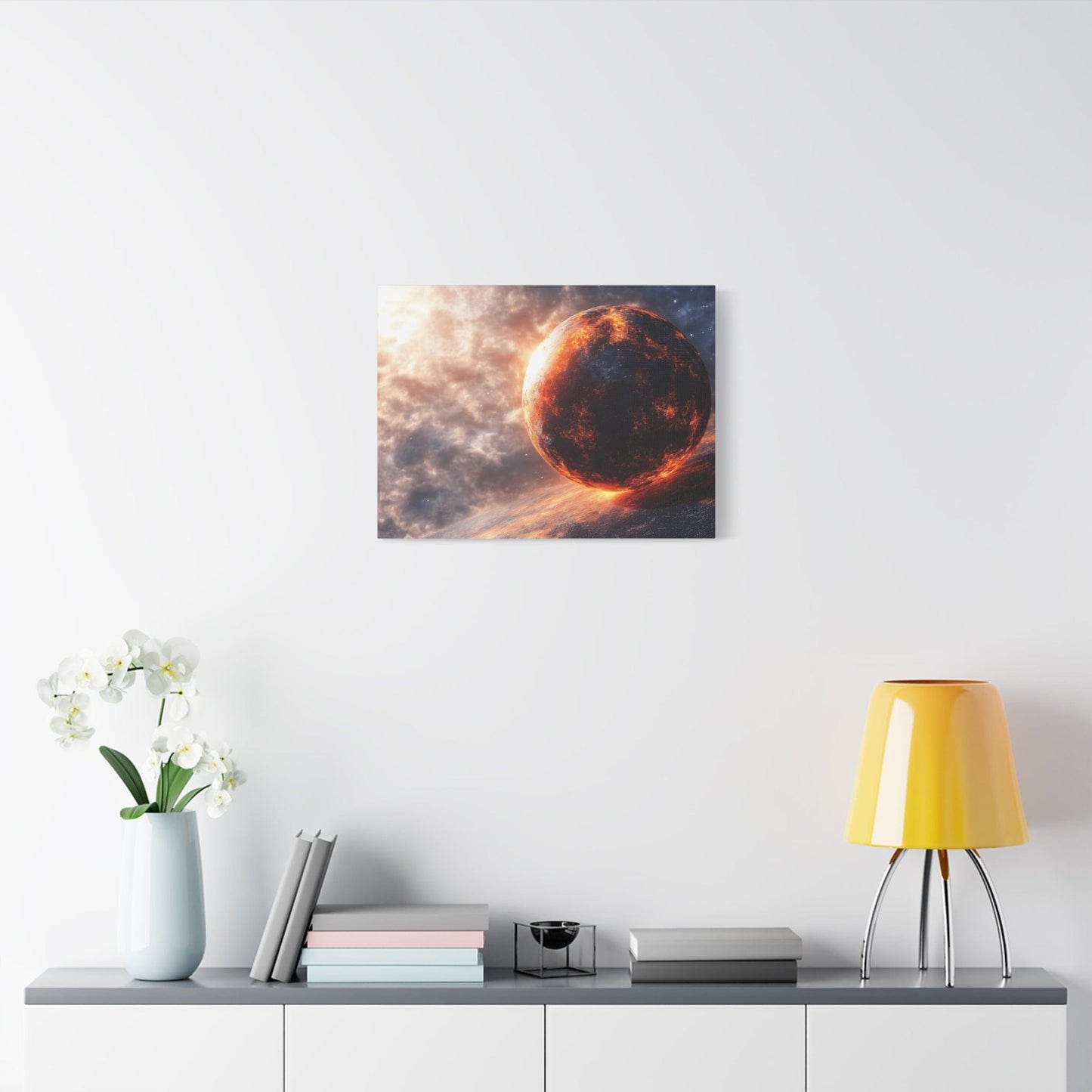 Cosmic Wall Art Print, Galaxy Canvas, Space Decor, Celestial Artwork, Modern Home Decor, Gifts for Astronomy Lovers