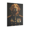 Dog, Golden Retriever, Military, Military Dress, Army, Air Force, Navy, Marines, Dog Wall Art, Dog Art, Military Wall Art, Military Art