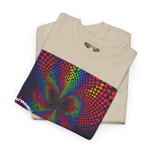 Psychedelic Rainbow Vortex T-Shirt — Trippy Optical Illusion Tee