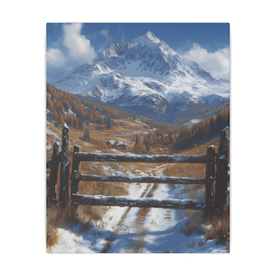 Unique AI Landscape Canvas Art for Autumn Lovers and Modern Wall Décor