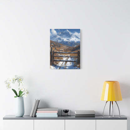 Mountain Landscape Canvas Print, Wall Art, Home Decor, Office Decor, Nature Lover Gift, Cozy Cabin Style