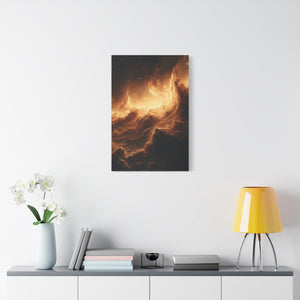 Canvas Wall Art, Cosmic Landscape, Celestial Décor, Starry Night Art, Space Wall Décor