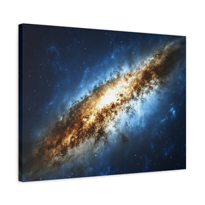 Galactic Canvas Art Print, Space Decor, Nebula Wall Art, Home Office Decor, Astronomical Gift