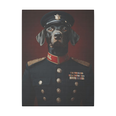 German Shorthaired Pointer Military Wall Art - Patriotic Dog Décor for Army, Air Force, Navy, Marines