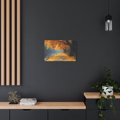 Autumn Serenity Canvas Wall Art, Fall Decor, Nature Photography, Thanksgiving Gift, Home Wall Decoration