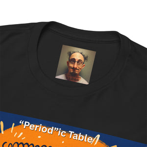 Periodic Table Calendar Tee — Humorous Science Pun T-Shirt