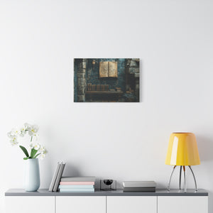 Fantasy Book Nook Wall Art, Cozy Home Decor, Literary Gifts, Reading Corner Artwork, Book Lovers Decor, Magical Canvas Print