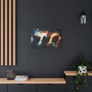 Cosmic Art Canvas, Space Home Decor, Astral Wall Art, Galaxy Prints, Modern Office Decor, Gift for Space Lovers, Unique Artwork