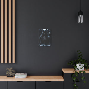 Gothic Canvas Art, Dark Aesthetic Print, Macabre Decor, Skull Artwork, Spooky Home Decor, Halloween Decoration, Unique Wall Art