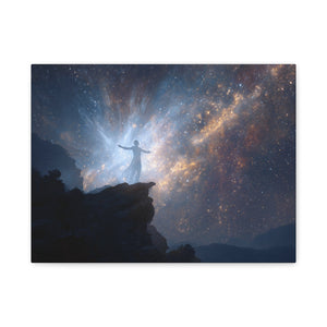 Cosmic Canvas Wall Art, Inspirational Decor, Galaxy Artwork, Home Decor, Celestial Wall Print, Meditation Art, Gift Idea