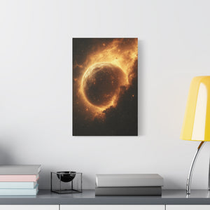 Galactic Wall Art Print, Cosmic Home Decor, Space Lover Gift, Modern Canvas Artwork