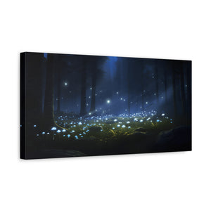 Canvas Wall Art, Enchanted Forest Print, Home Décor, Nature Lover Gift, Magical Atmosphere