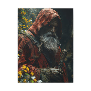 Mystical Forest Canvas Print, Wall Art, Fantasy Decor, Nature Inspired Gift, Home Wall Decor, Witchcraft Theme, Magical Atmosphere