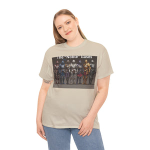 Noble Gases Graphic Tee, Science Shirt, Unisex Cotton T-Shirt, Funny Science Humor, Geeky Gift, Educational Apparel, Casual Wear