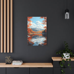 Autumn Landscape Canvas Print, Fall Wall Art, Home Décor, Nature Artwork, Gift for Nature Lovers