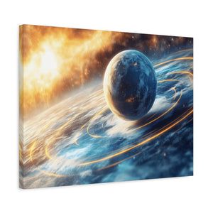 Cosmic Canvas Art, Galaxy Decor, Space Wall Art, Universe Print , Home Decoration, Gift for Astronaut Lovers